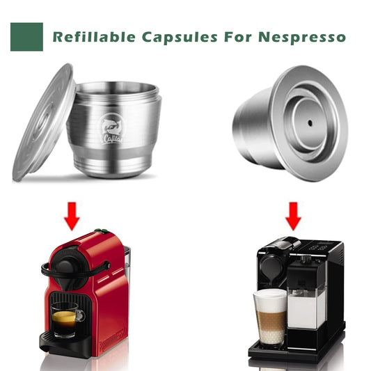 Food-Grade Stainless Steel Reusable Capsule