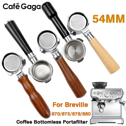 54mm Coffee Bottomless Portafilter For Breville